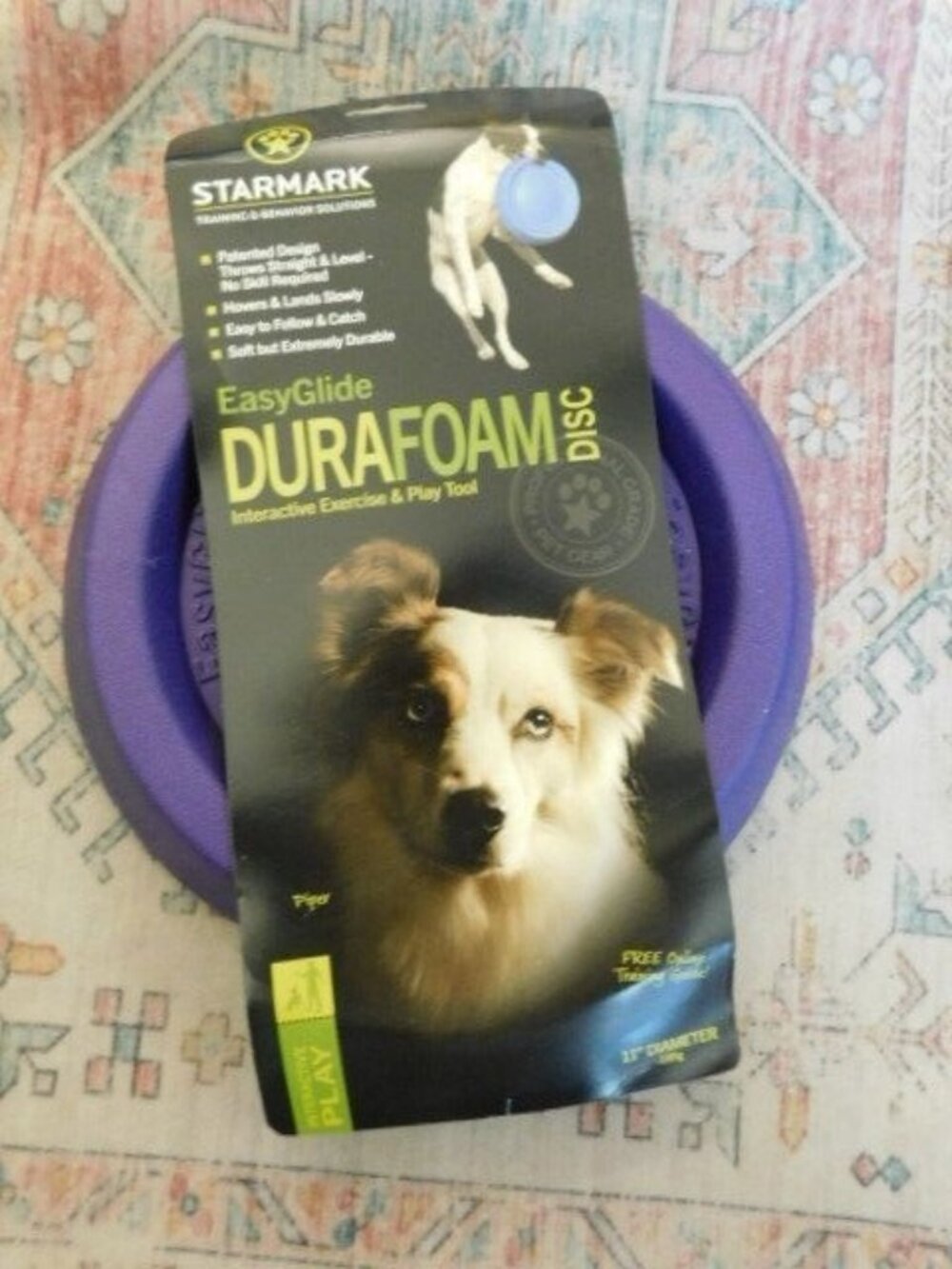 Starmark Easy Glide Durafoam Disc Dog  Interactive Play Tool 11" Diameter NWT
